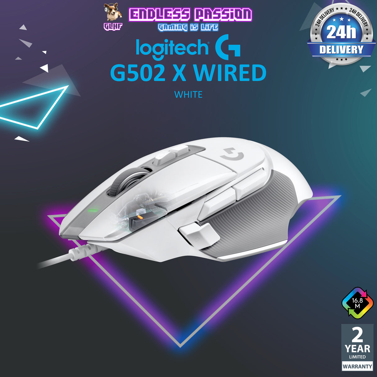 Logitech G502 X Wired Gaming Mouse