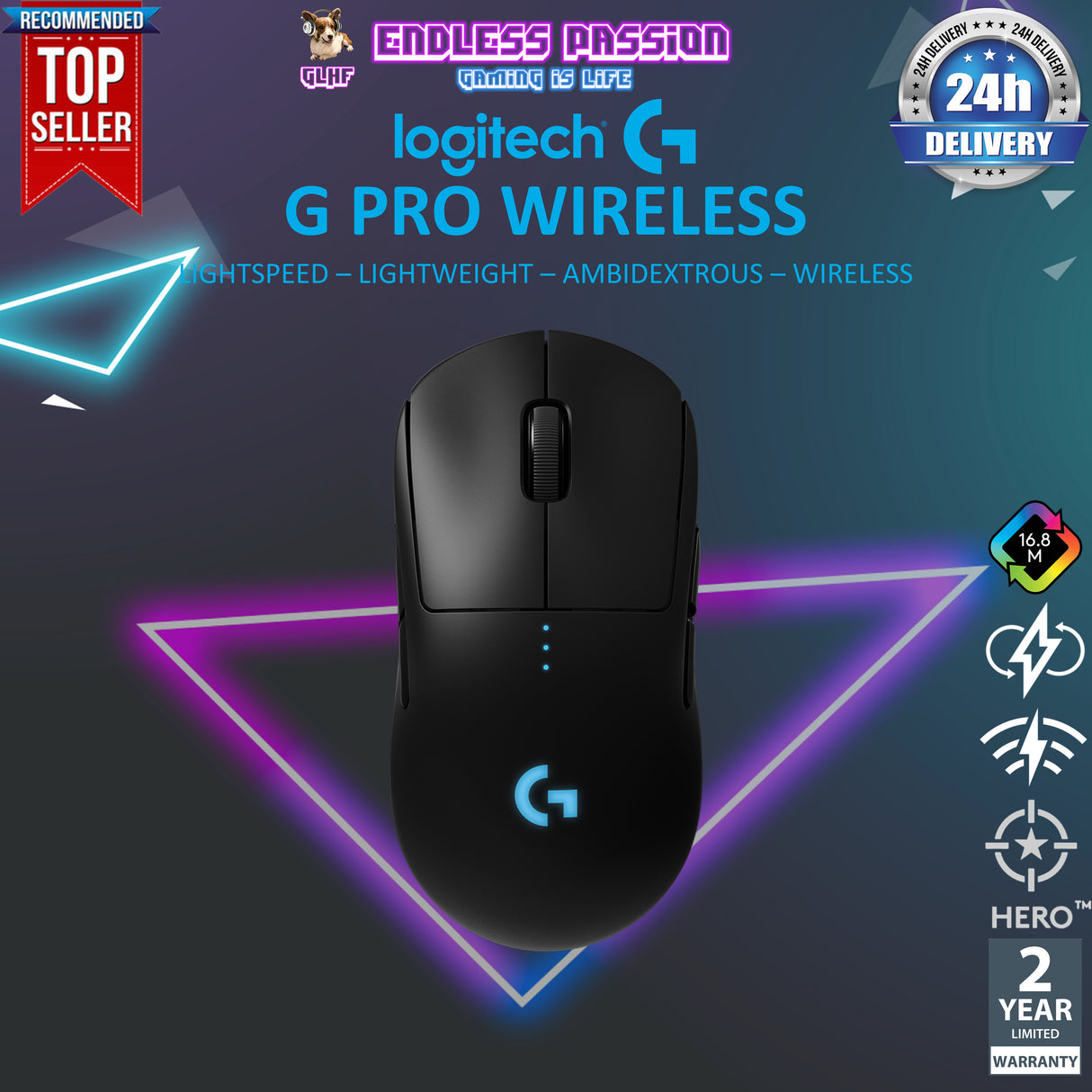 Logitech G Pro Wireless Gaming Mouse