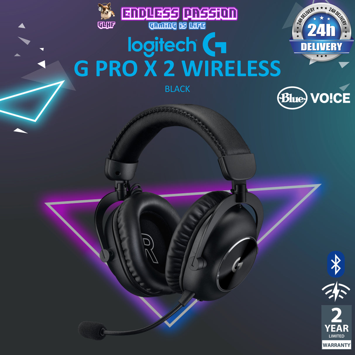 Logitech G PRO X 2 Lightspeed Wireless Gaming Headset