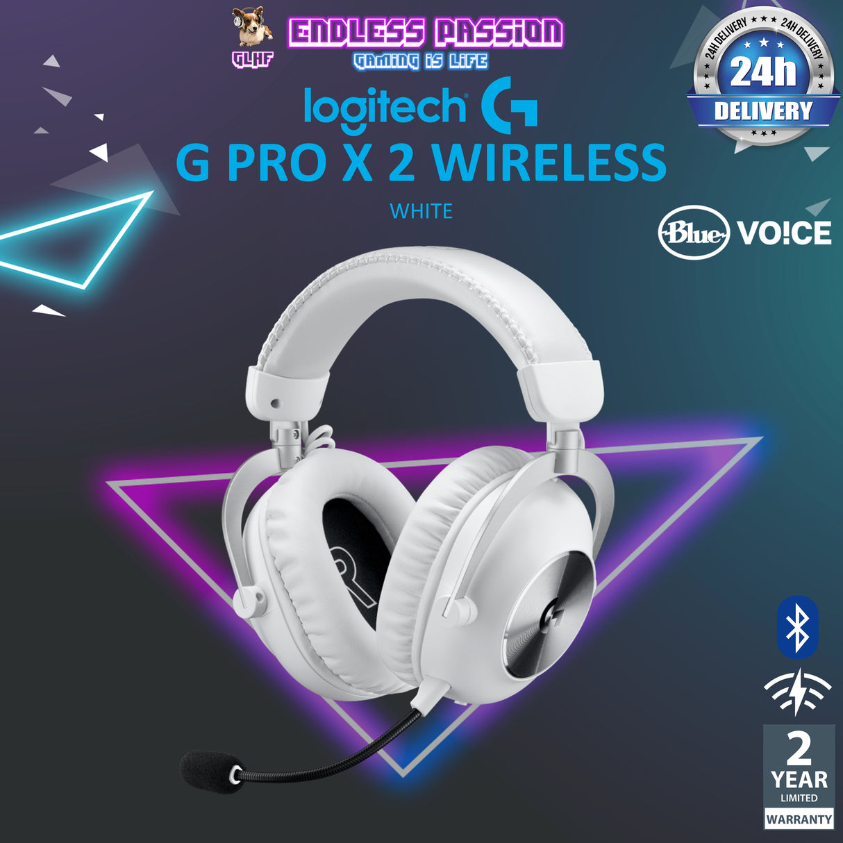 Logitech G PRO X 2 Lightspeed Wireless Gaming Headset