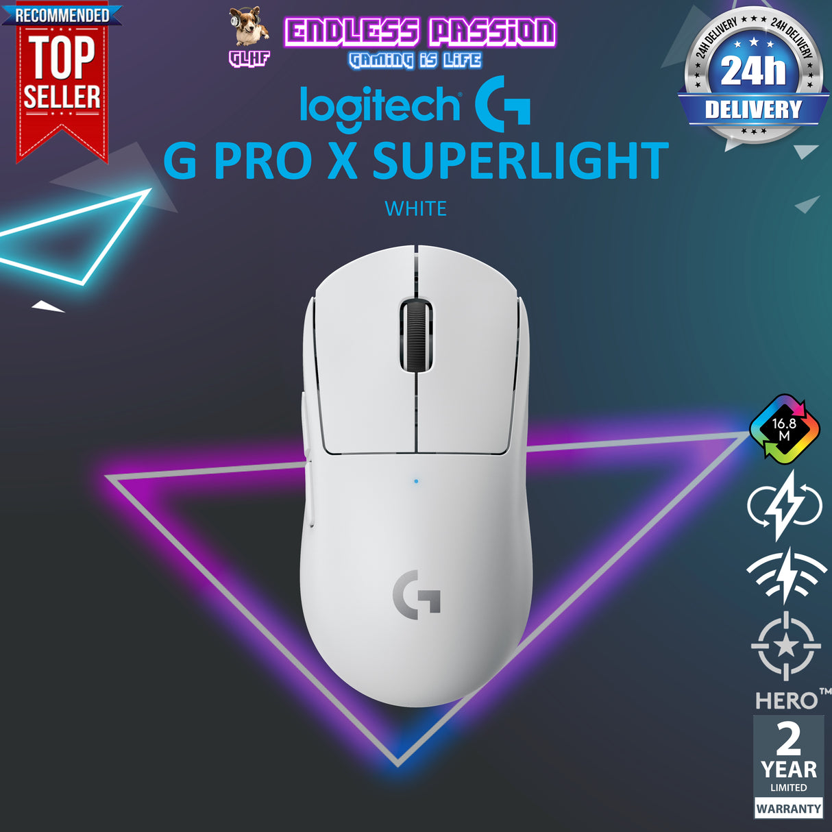 Logitech G PRO X SUPERLIGHT Wireless Gaming Mouse