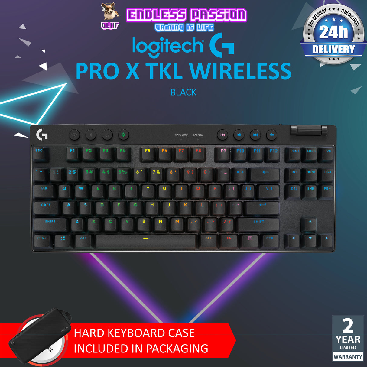 Logitech G PRO X TKL LIGHTSPEED Wireless Gaming Keyboard