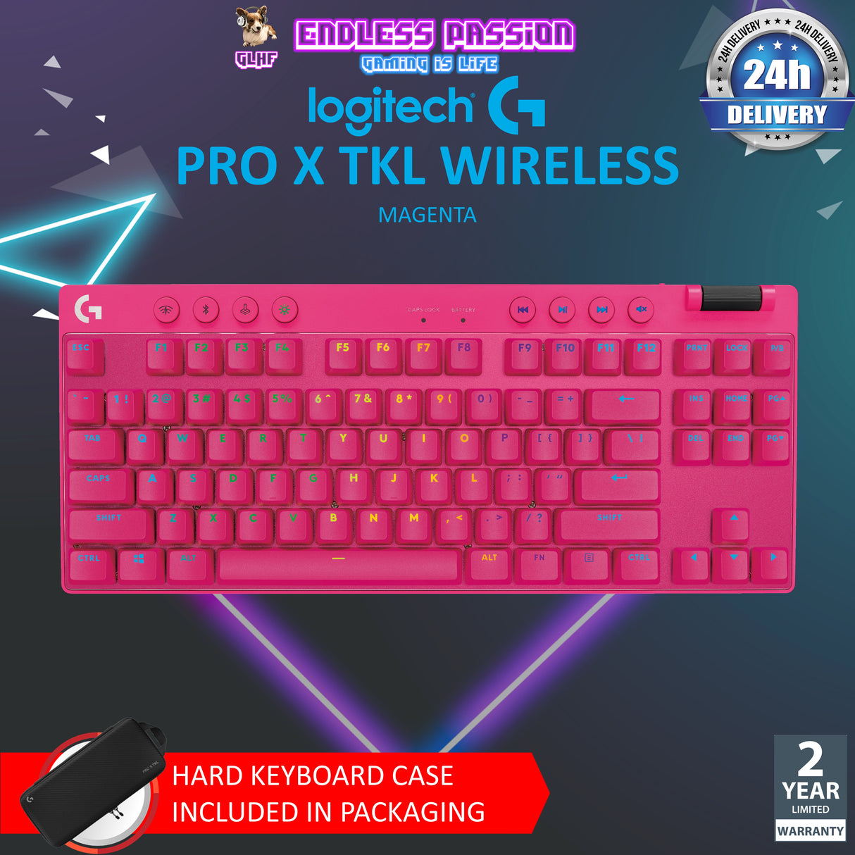 Logitech G PRO X TKL LIGHTSPEED Wireless Gaming Keyboard