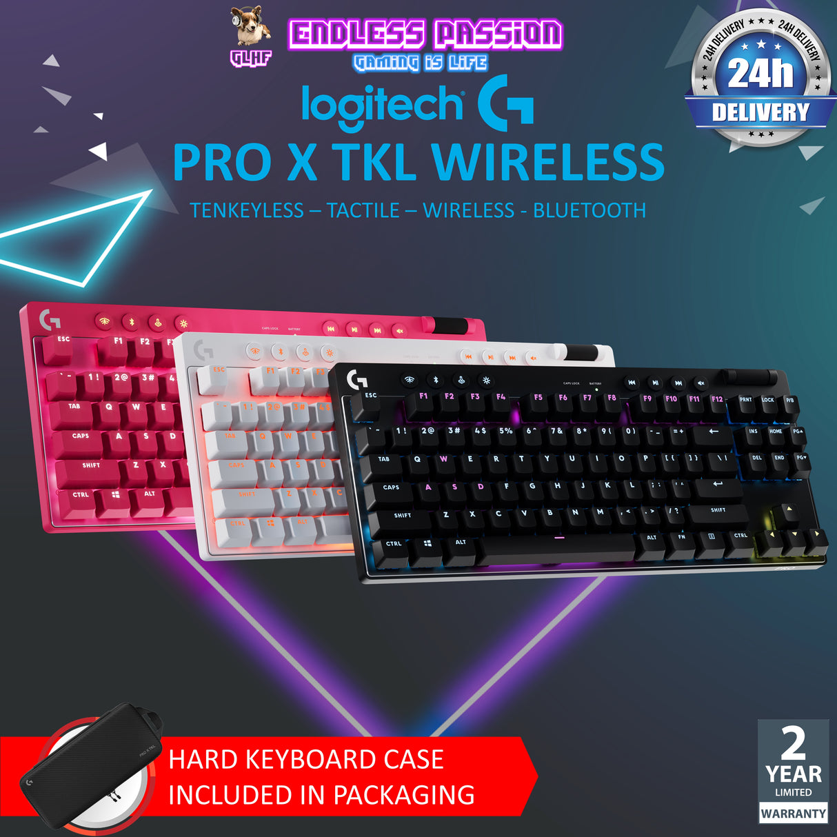 Logitech G PRO X TKL LIGHTSPEED Wireless Gaming Keyboard