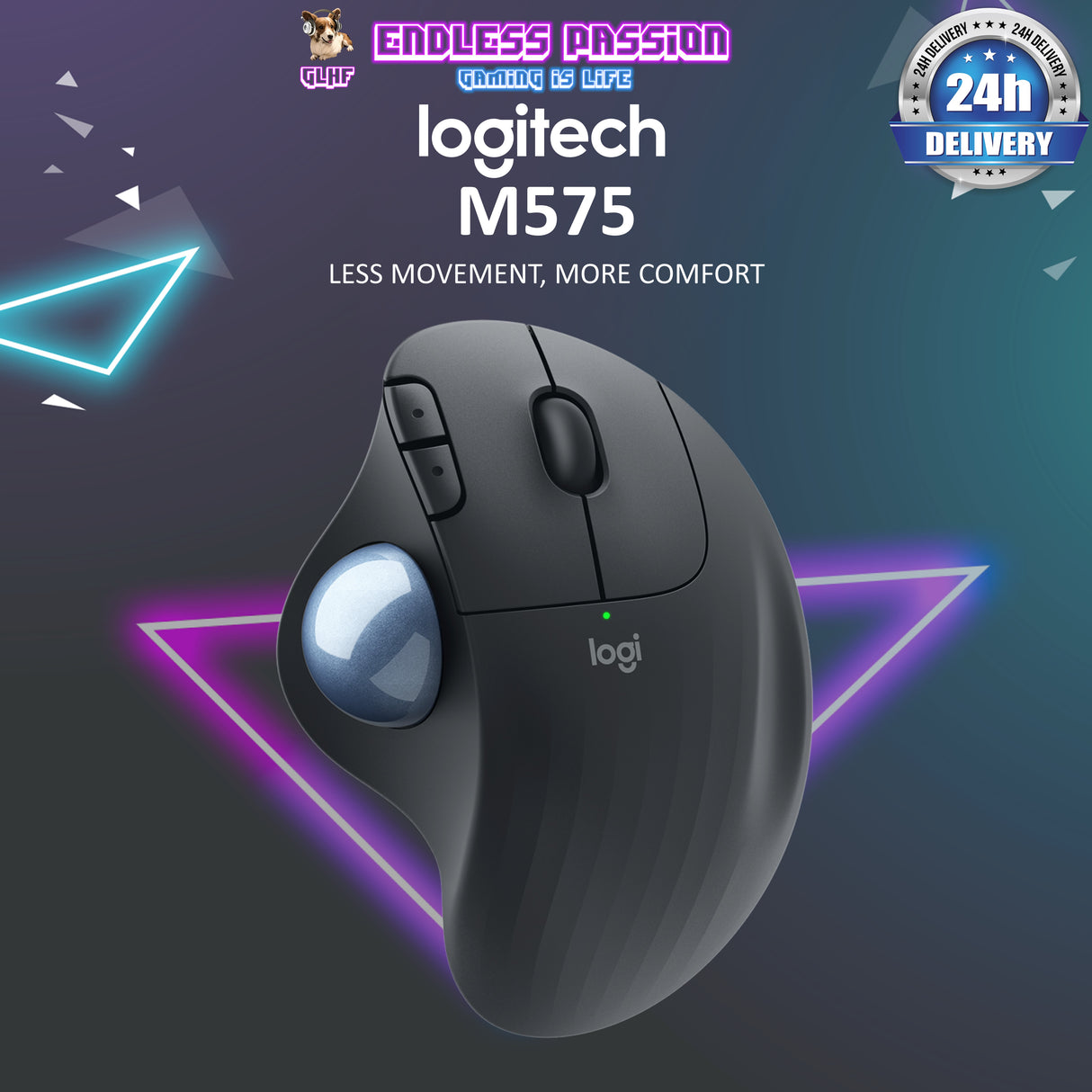 Logitech ERGO M575 Wireless Trackball Mouse