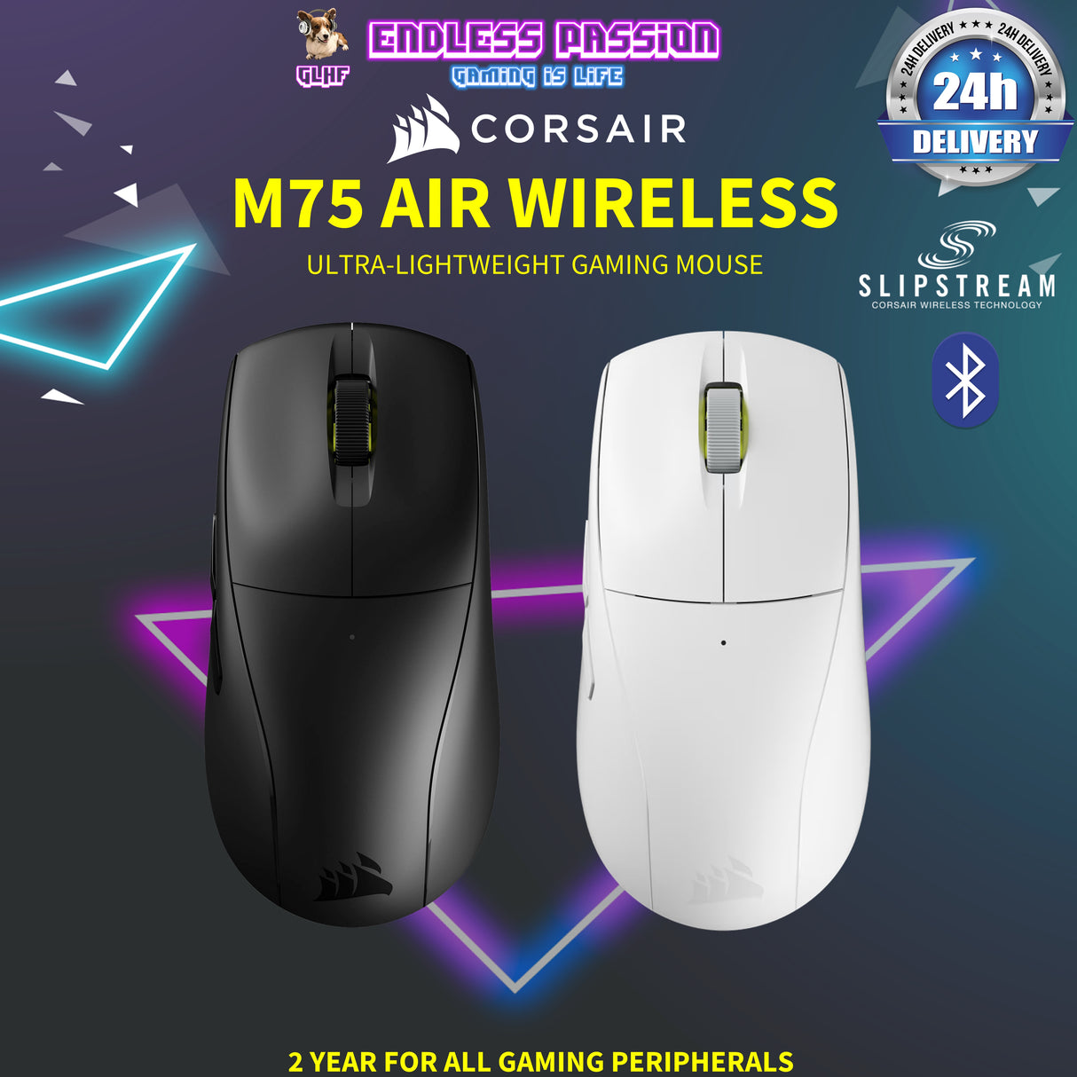 Corsair M75 AIR Wireless Ultra Lightweight Gaming Mouse