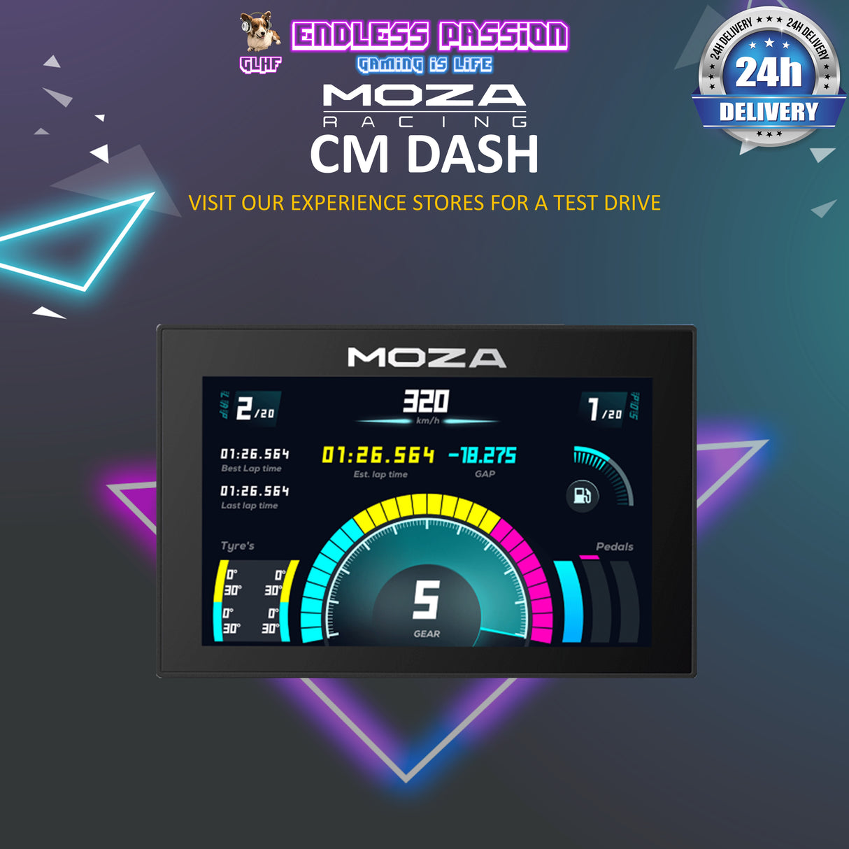 MOZA CM Racing Meter