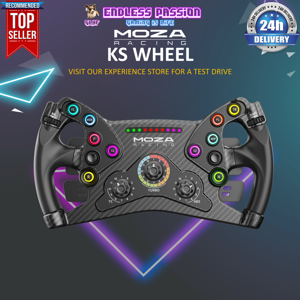 MOZA KS Formula Wheel