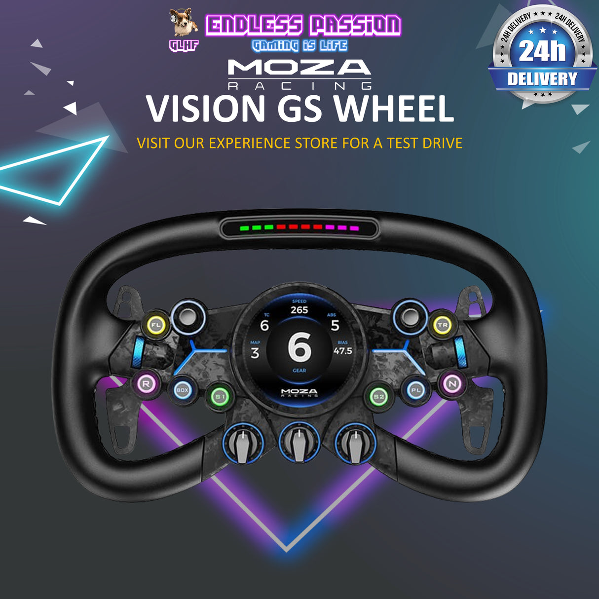 MOZA Vision GS Steering Wheel