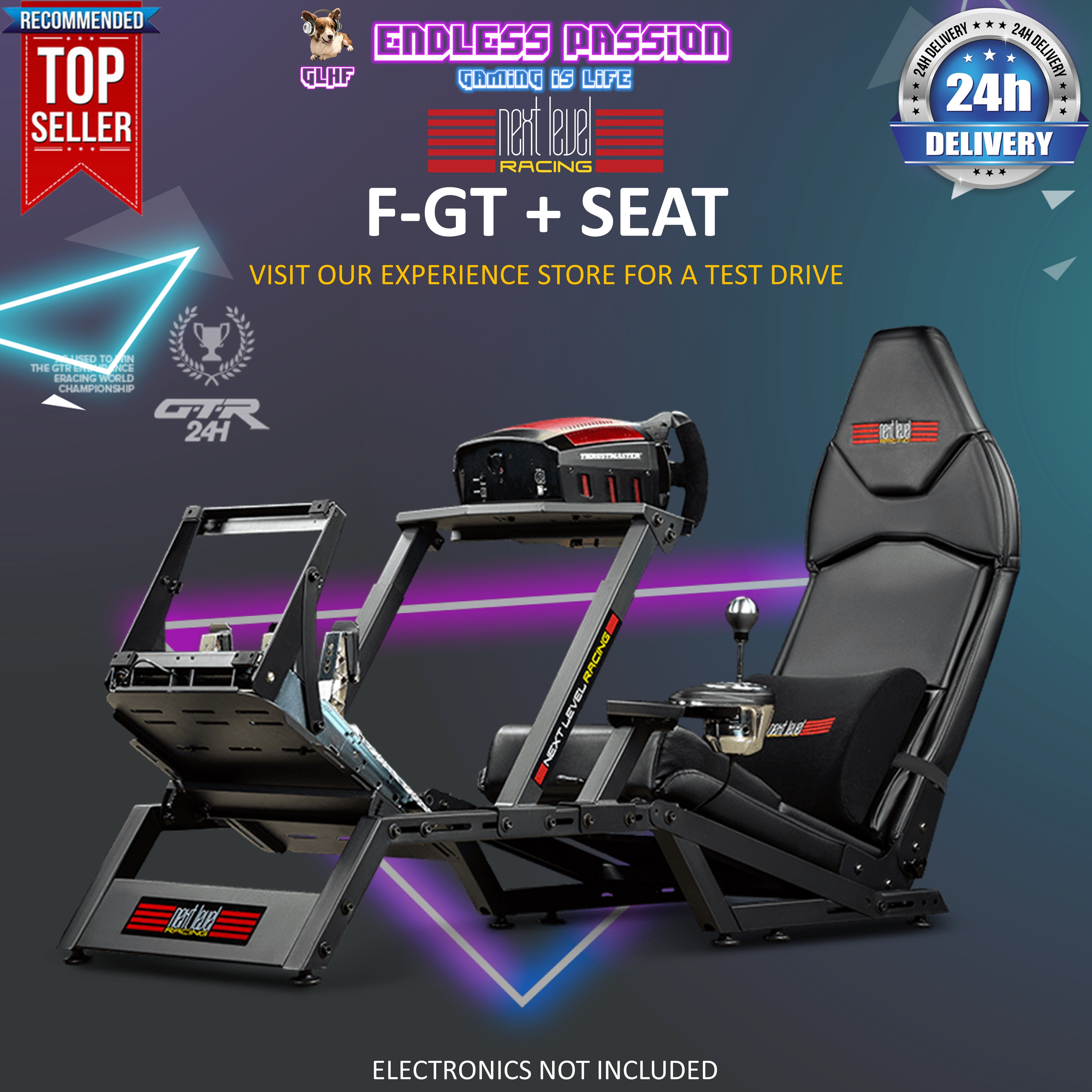 Next Level Racing F-GT Racing Cockpit – Endless Passion