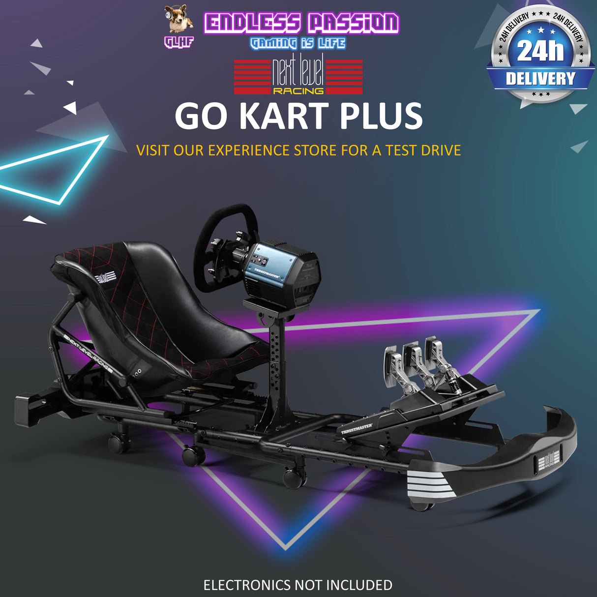 Next Level Racing Go Kart Plus Racing Cockpit