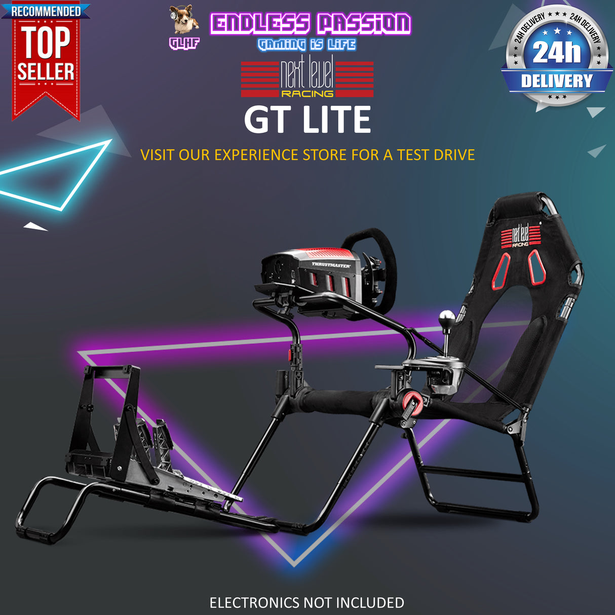 Next Level Racing GT Lite Foldable Racing Cockpit