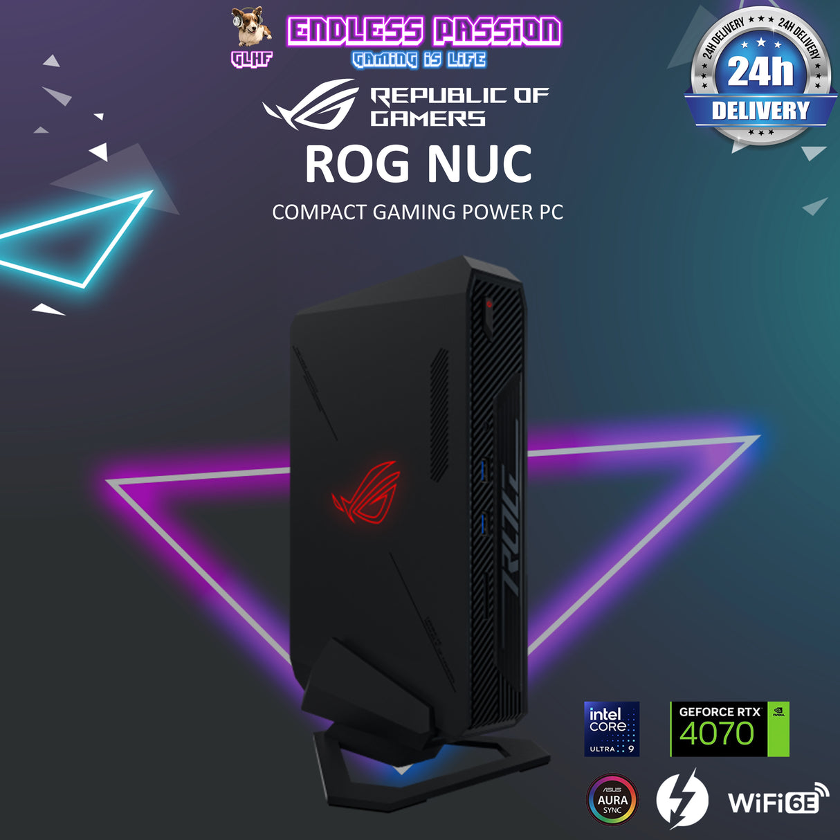 Asus ROG NUC Compact Gaming Desktop - In 2 Different Prebuilts