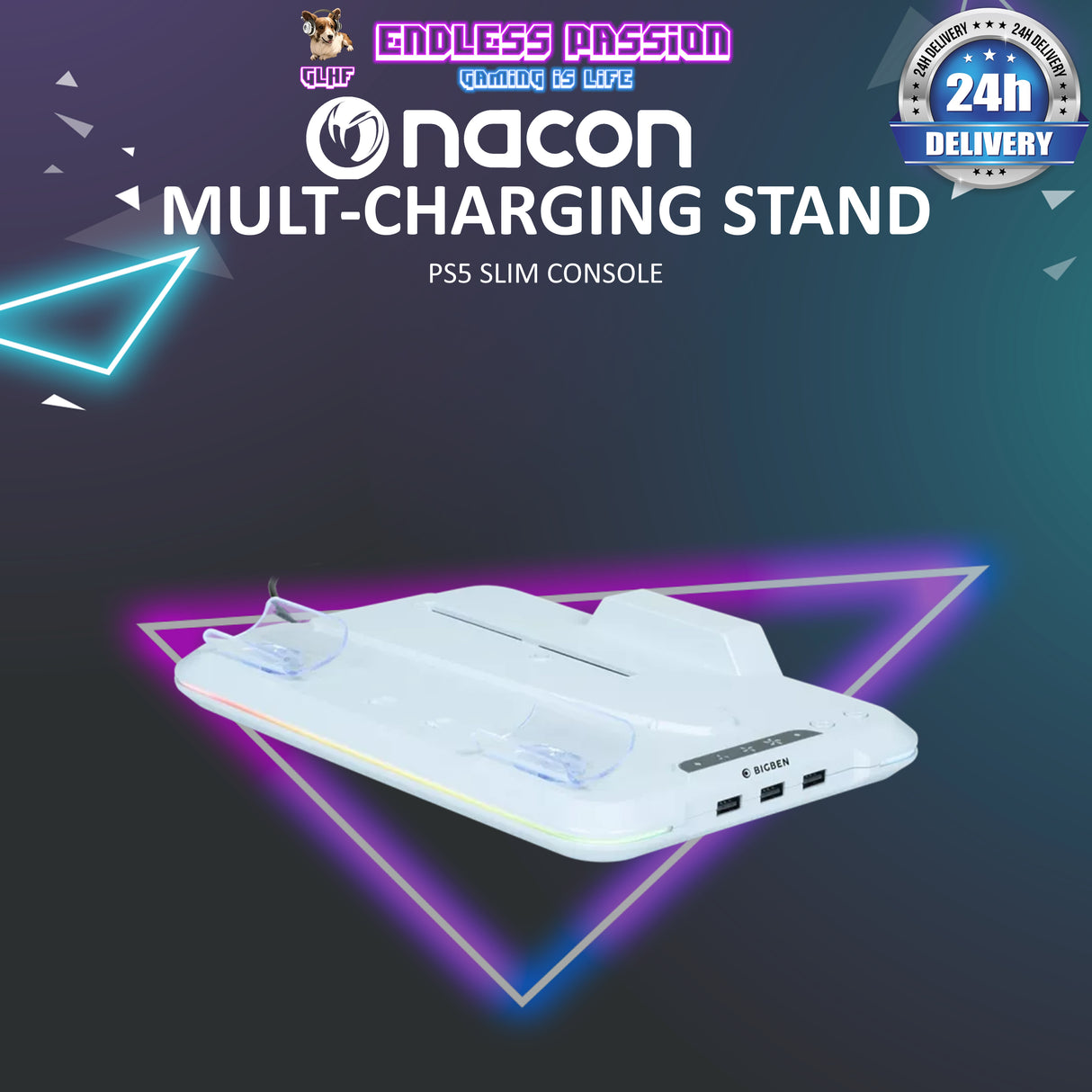 NACON Multi-charging stand for PS5® Slim console