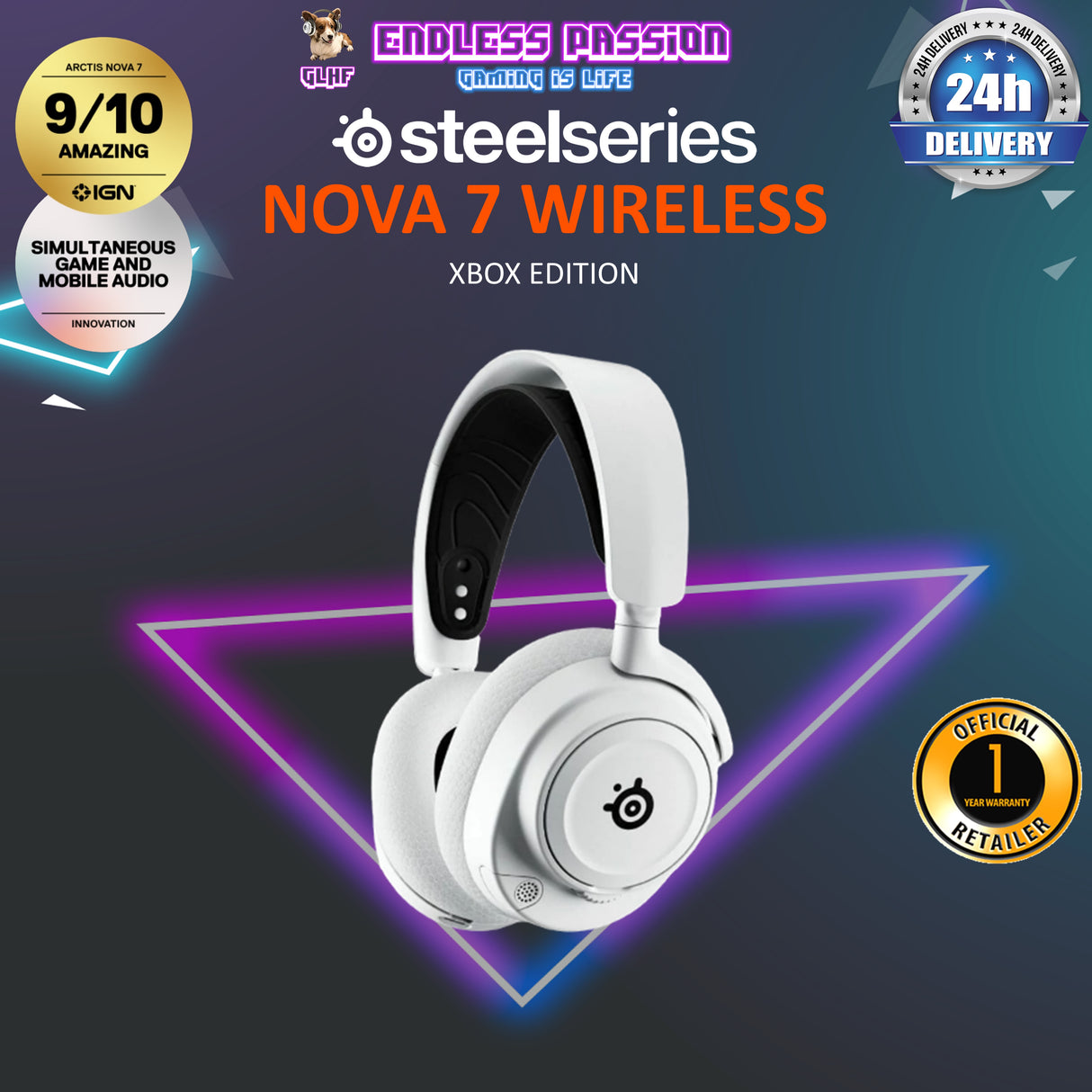 SteelSeries Arctis Nova 7 Wireless Gaming Headset