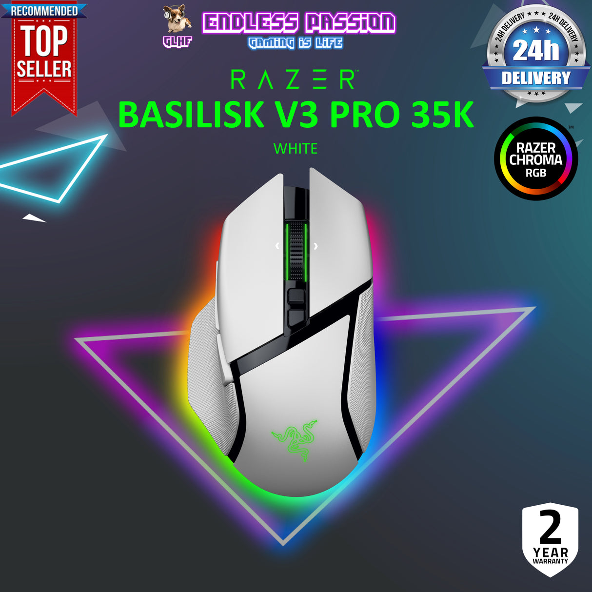 Razer Basilisk V3 Pro 35K Wireless Gaming Mouse