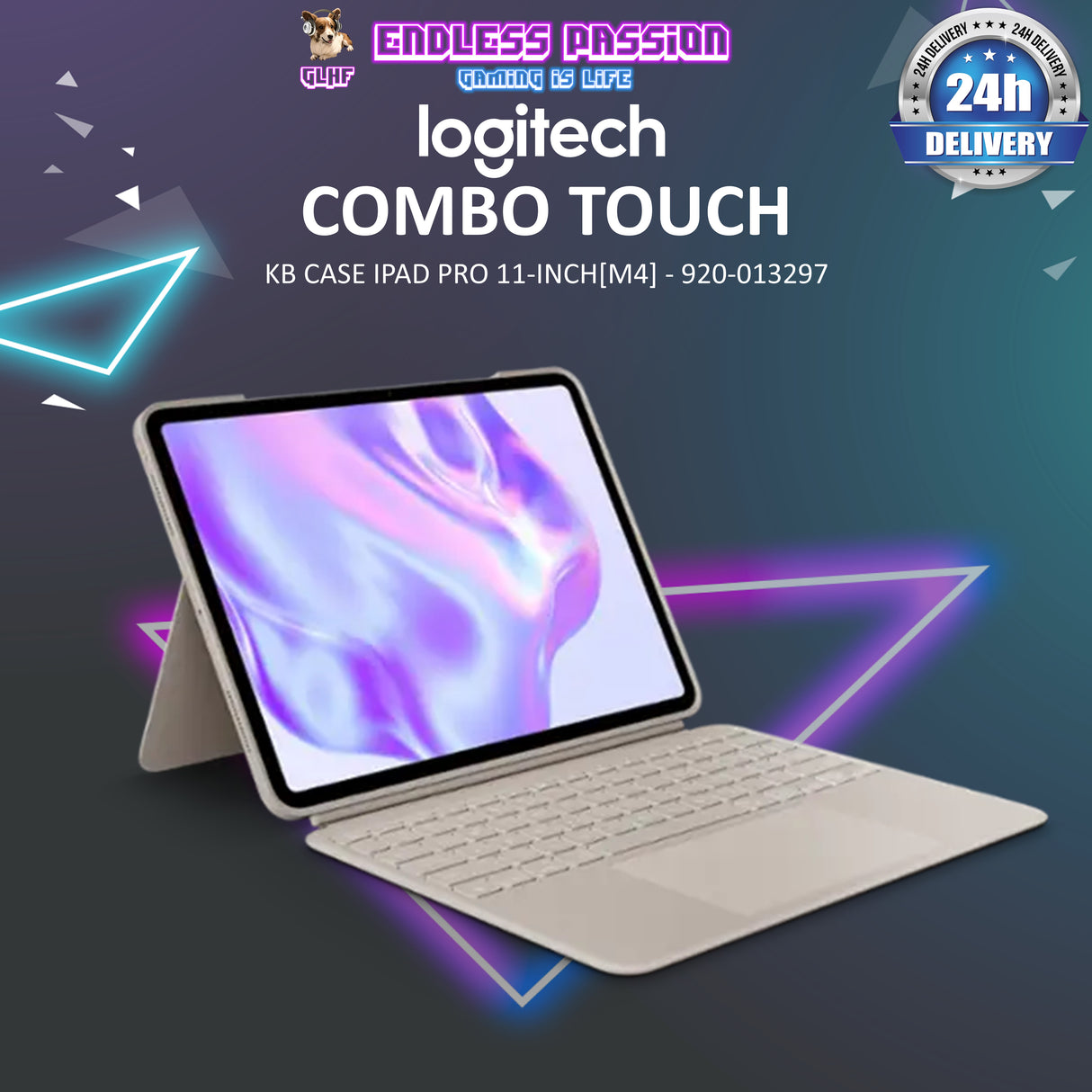 Logitech Combo Touch Keyboard Case for iPad Pro 11" (M4) - 920-012767