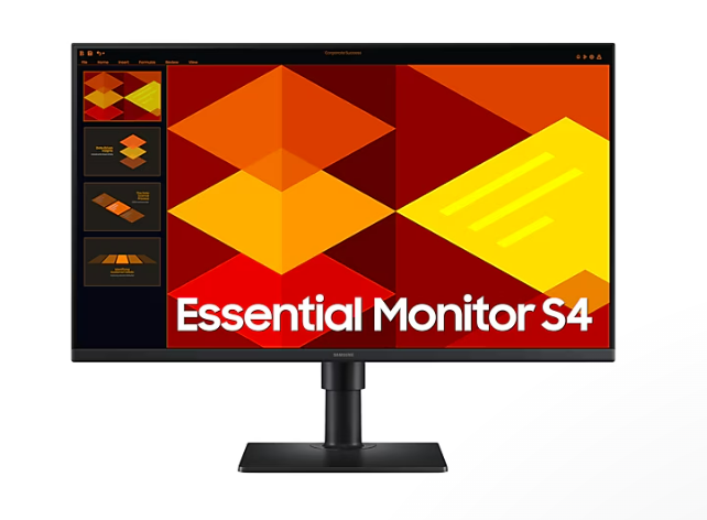 Samsung Essential S4 S40GD 27" FHD IPS Display Productivity Monitor - LS27D400GAEXXS