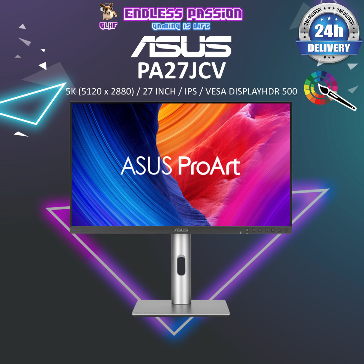 ASUS ProArt Display 5K PA27JCV Professional Monitor