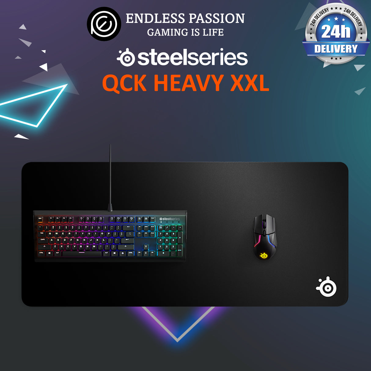 SteelSeries Qck Heavy Gaming Mousepad