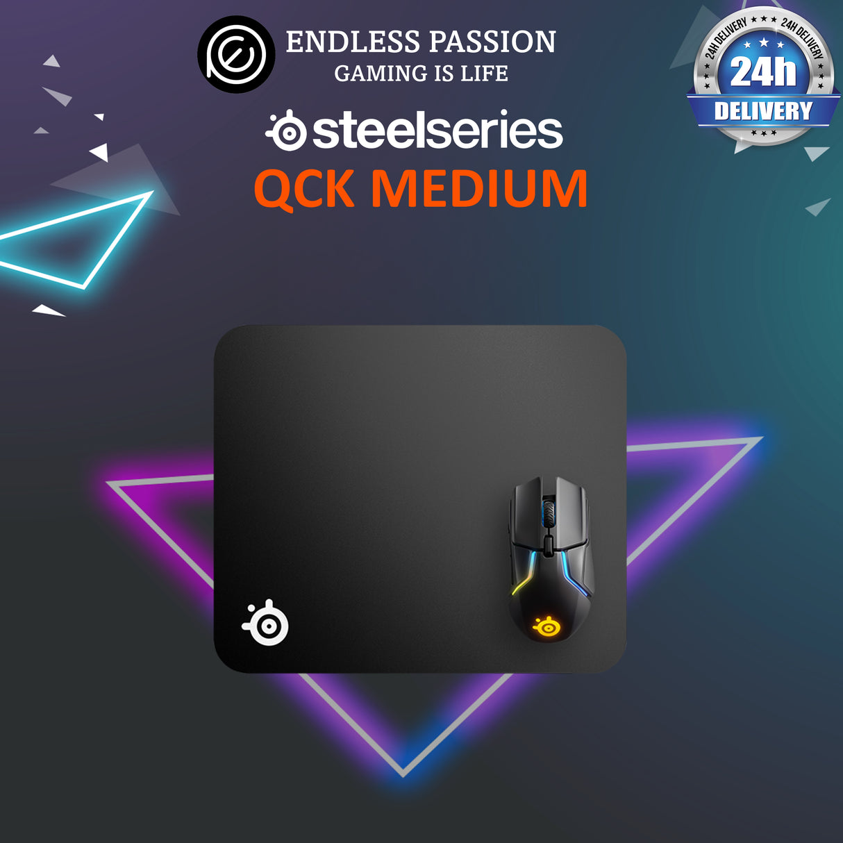 SteelSeries Qck Medium Gaming Mousepad