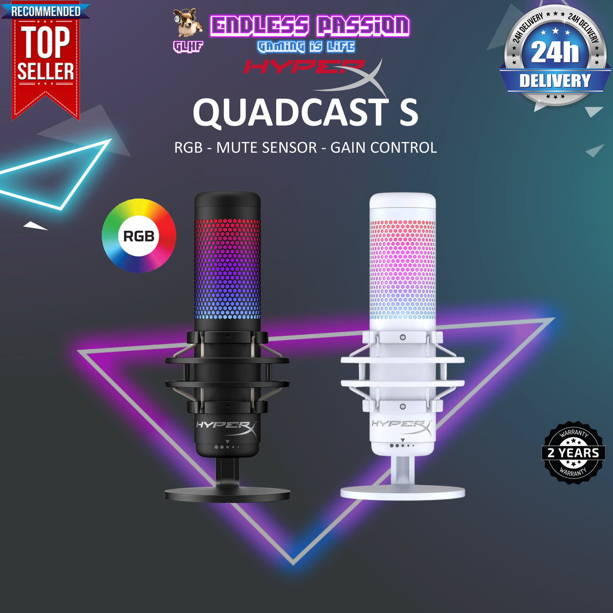 HyperX QuadCast S Microphone