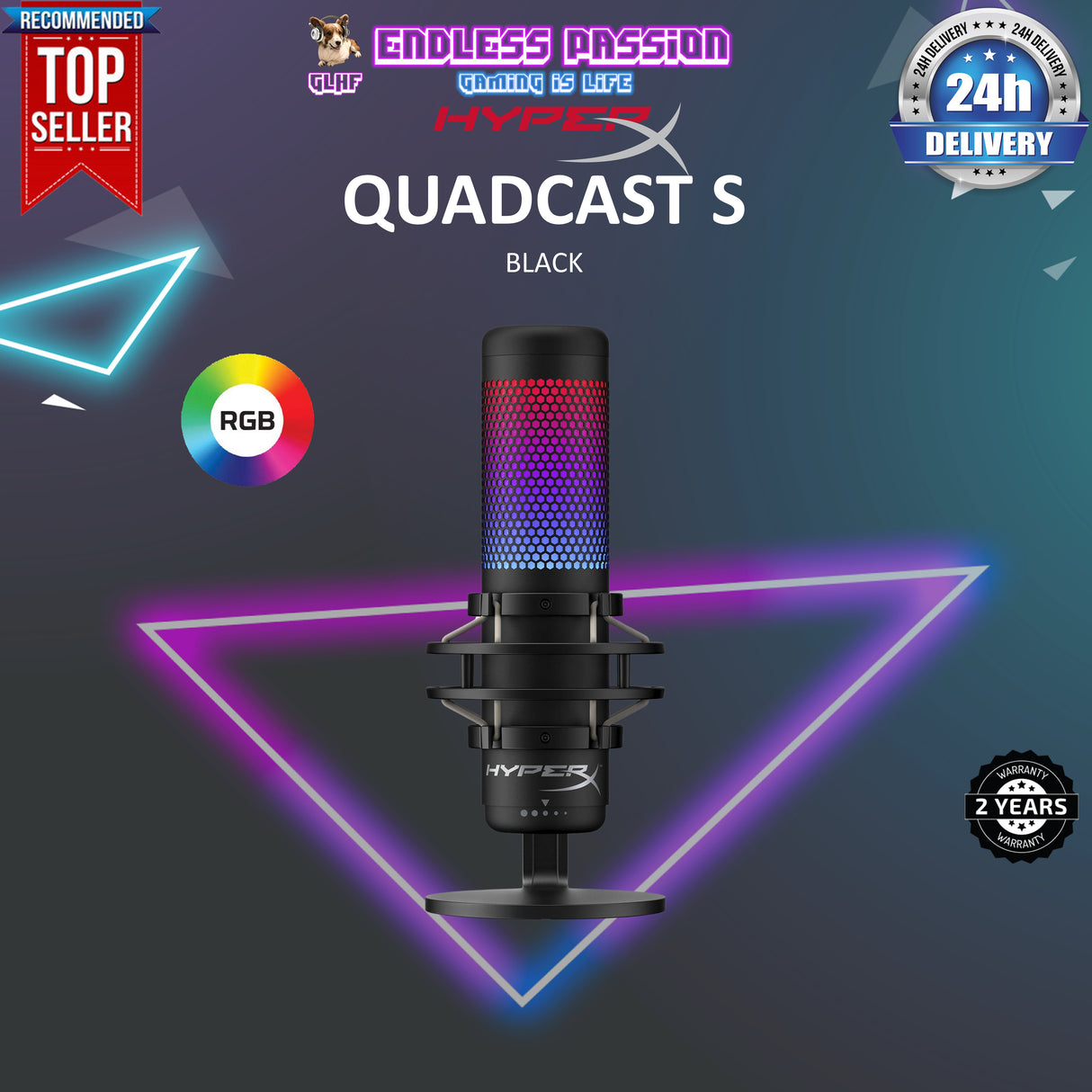 HyperX QuadCast S Microphone