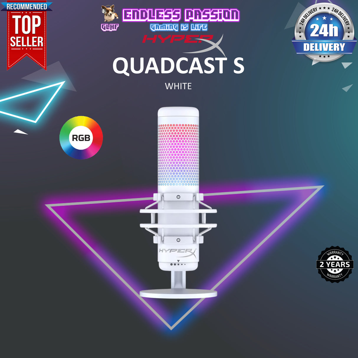 HyperX QuadCast S Microphone