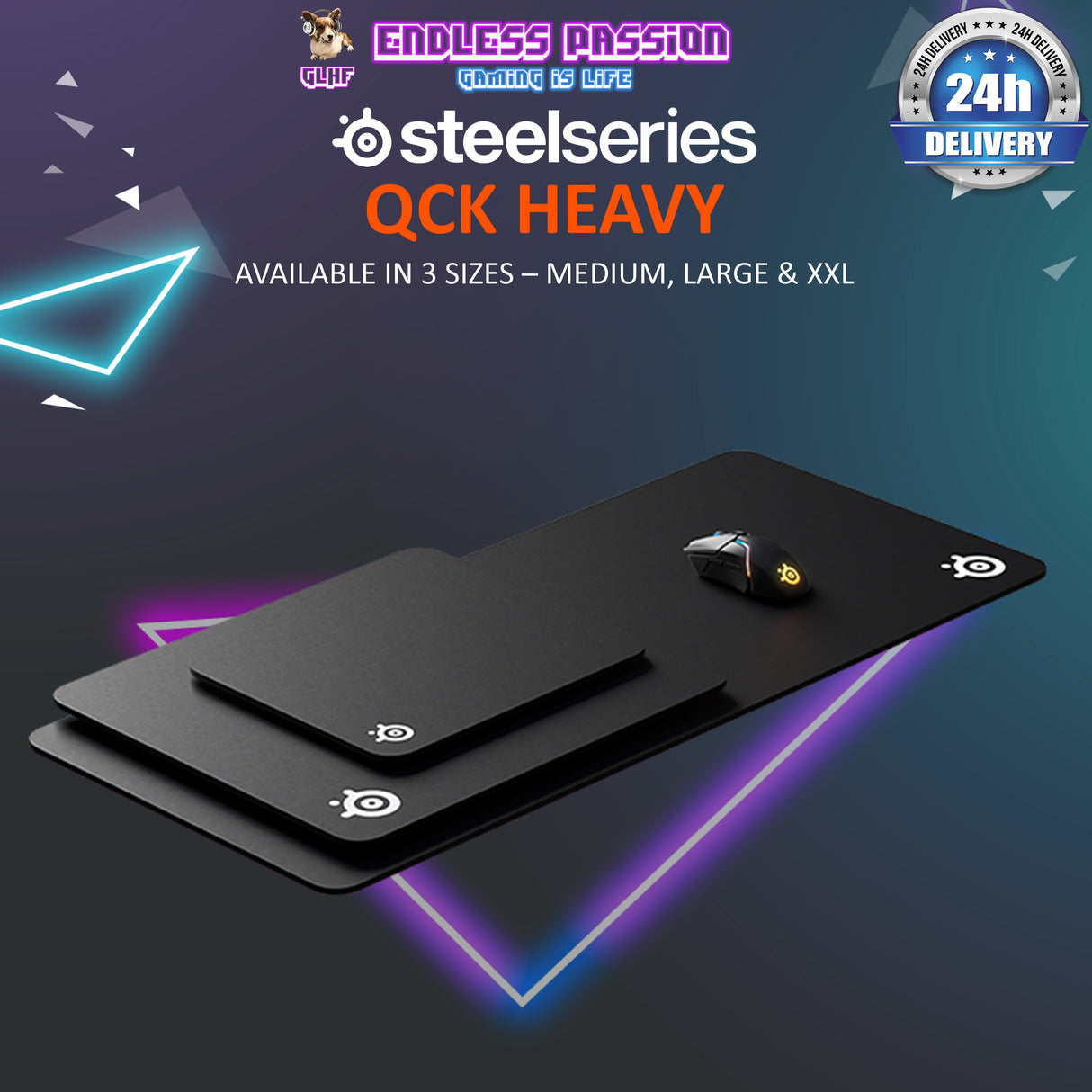 SteelSeries Qck Heavy Gaming Mousepad