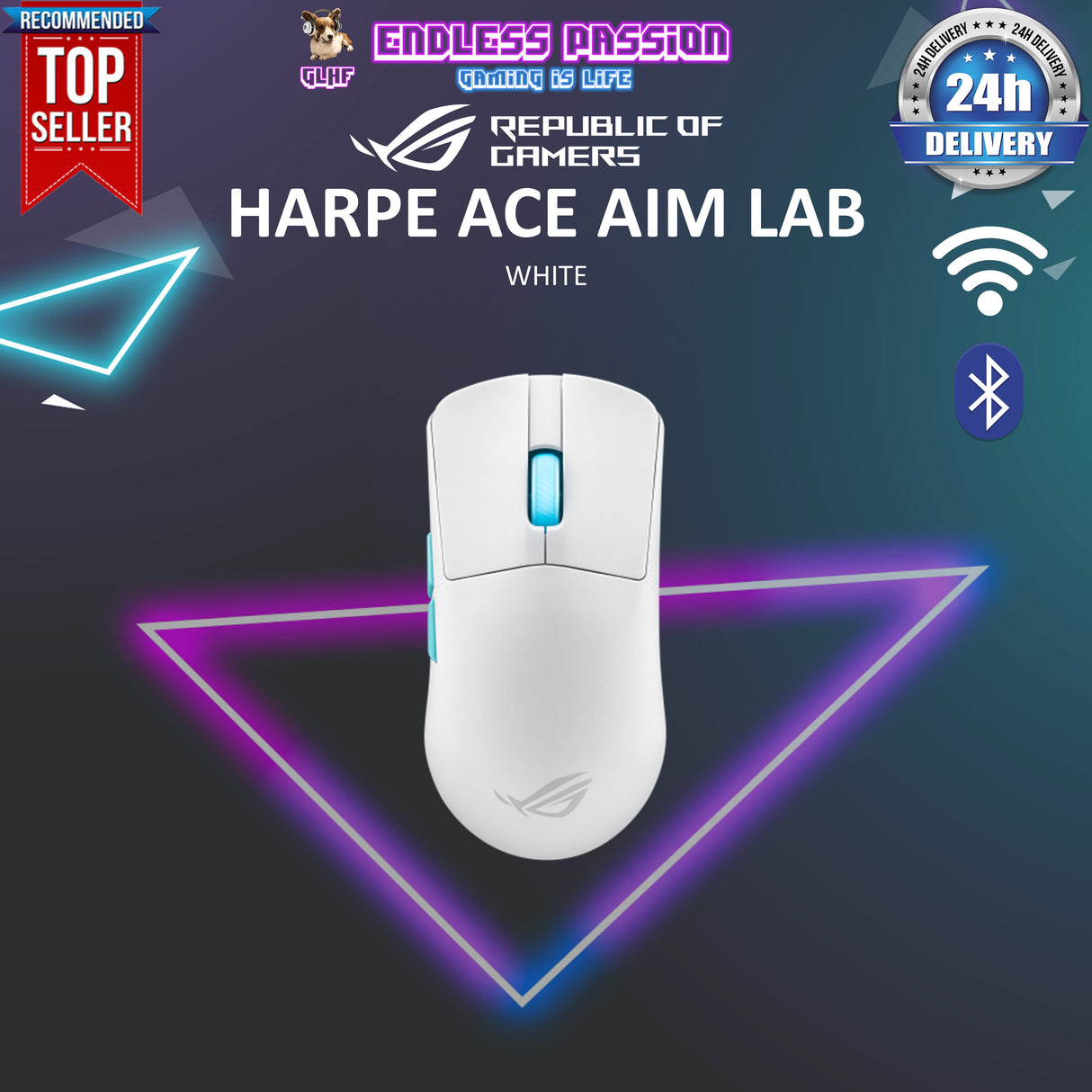 Asus ROG Harpe Ace Aim Lab Edition Wireless Gaming Mouse