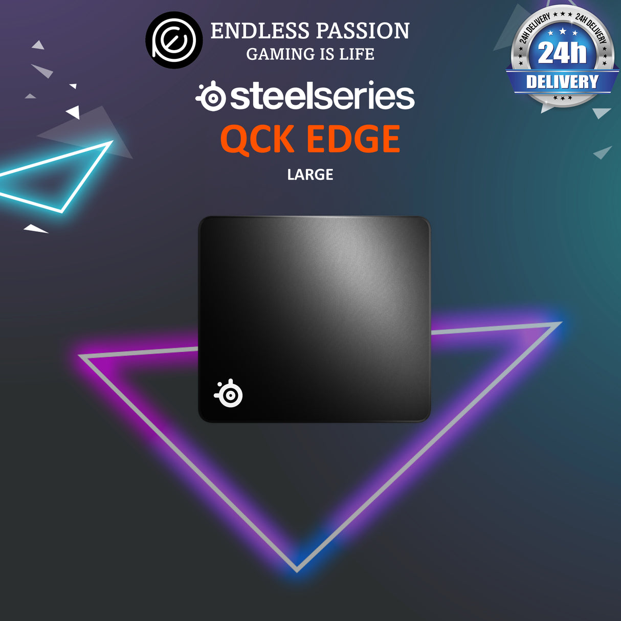 SteelSeries Qck Edge Gaming Mousepad