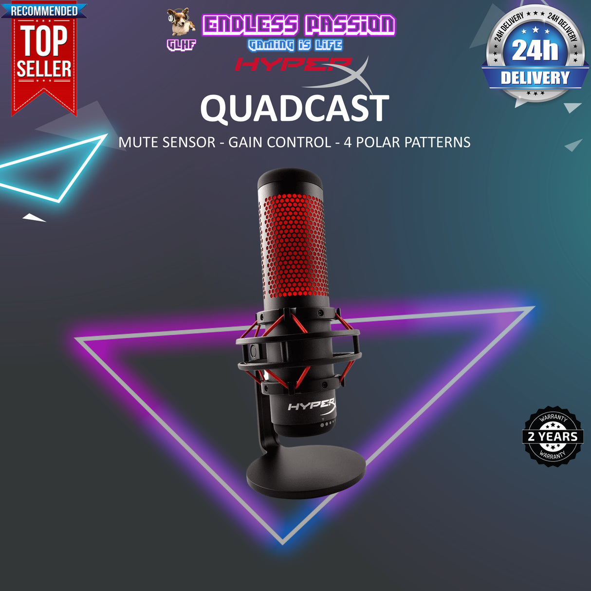 HyperX QuadCast Microphone