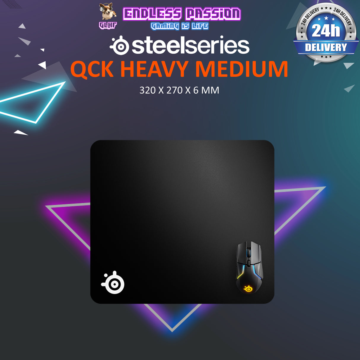 SteelSeries Qck Heavy Gaming Mousepad