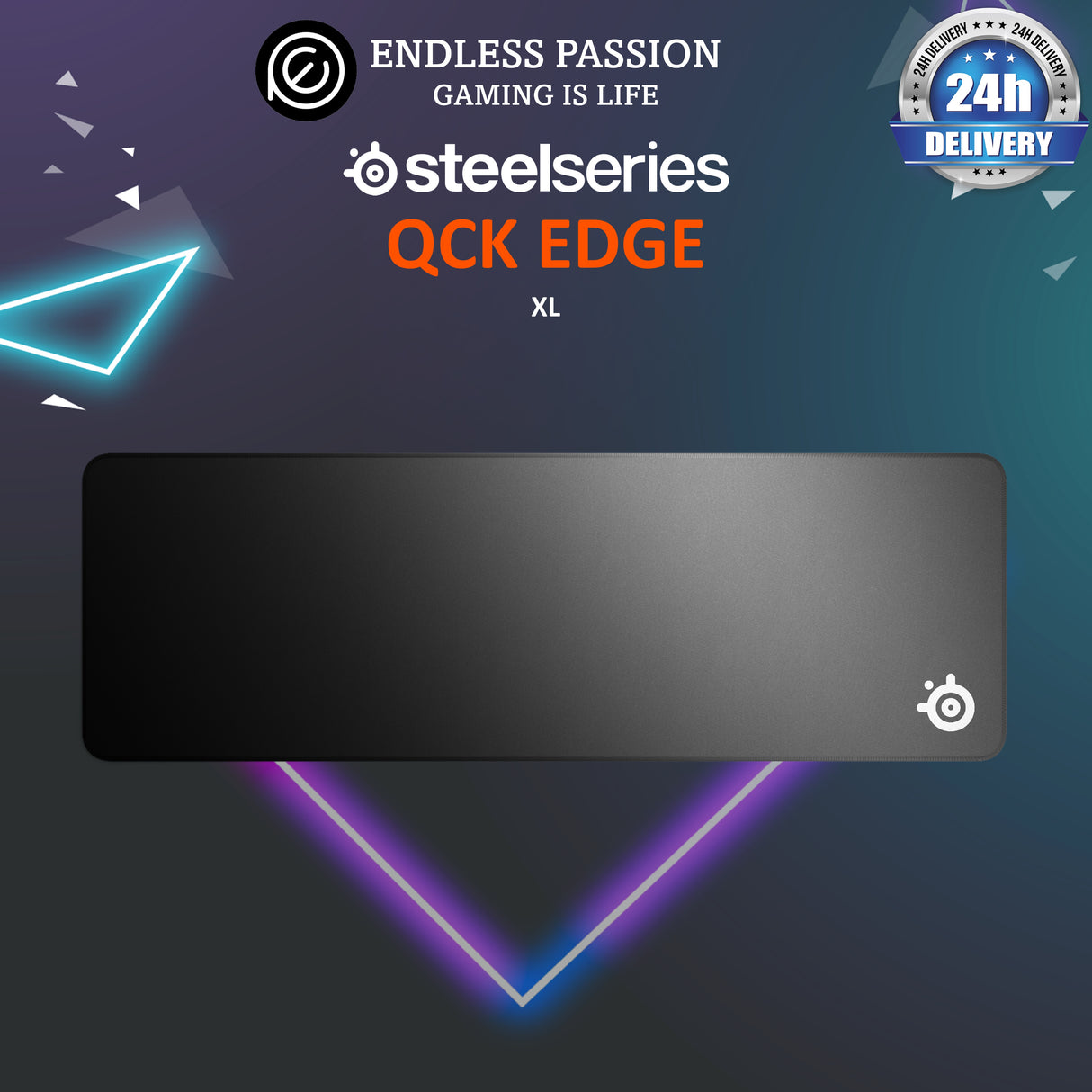 SteelSeries Qck Edge Gaming Mousepad