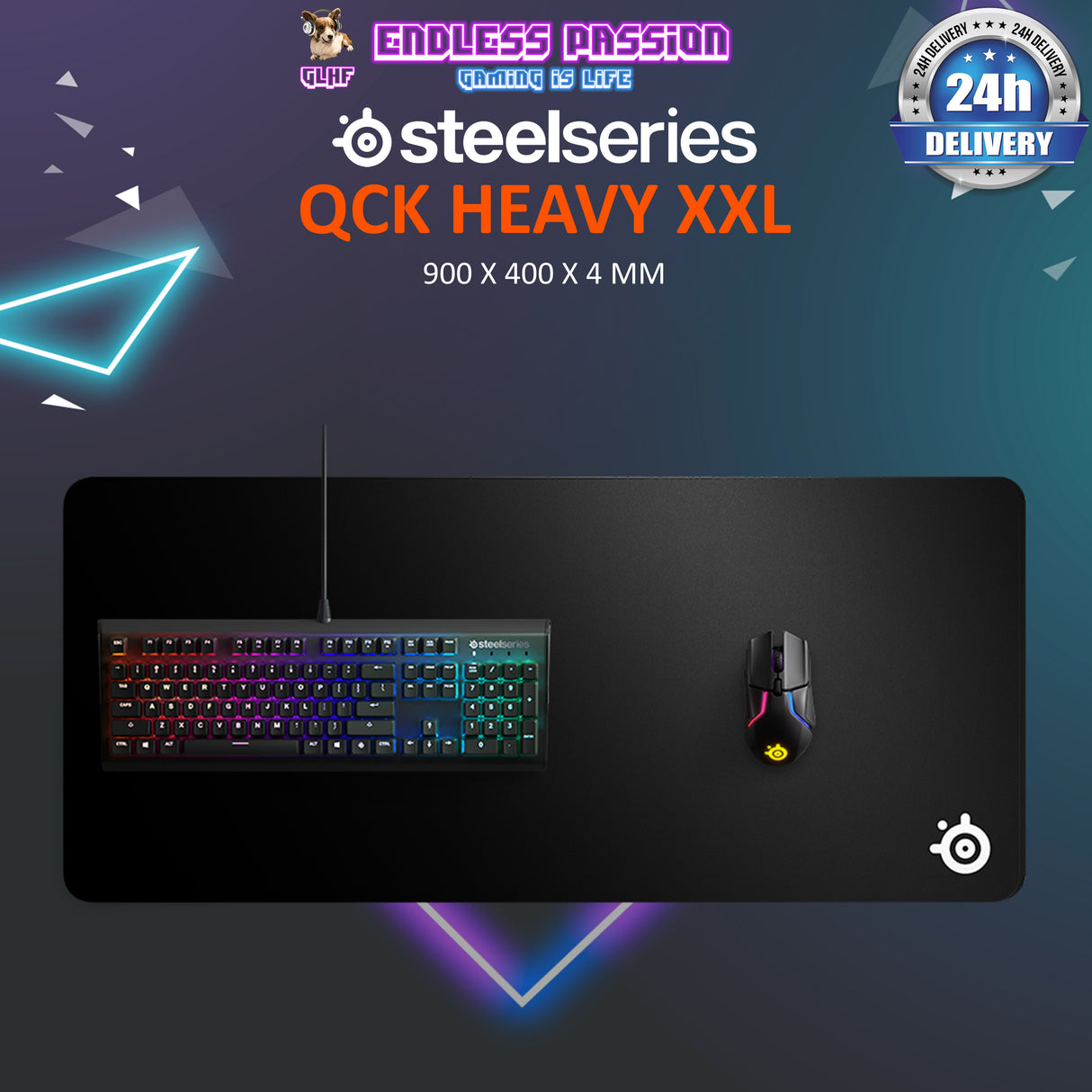 SteelSeries Qck Heavy Gaming Mousepad