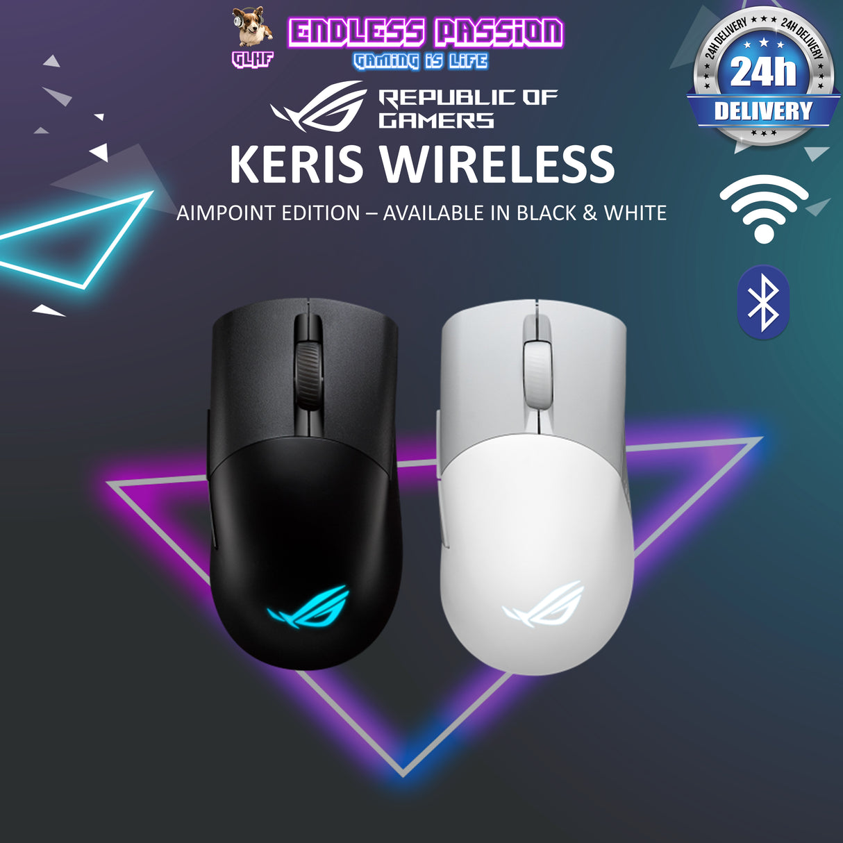 Asus ROG Keris Wireless AimPoint Gaming Mouse