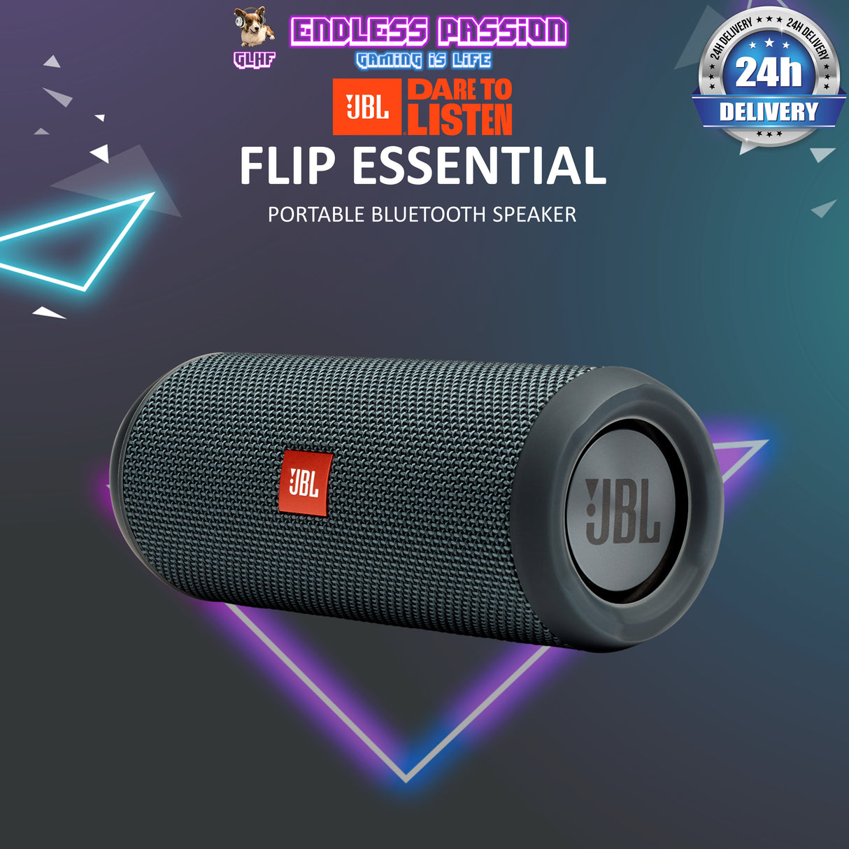 JBL Flip Essential Wireless Bluetooth Portable Speaker