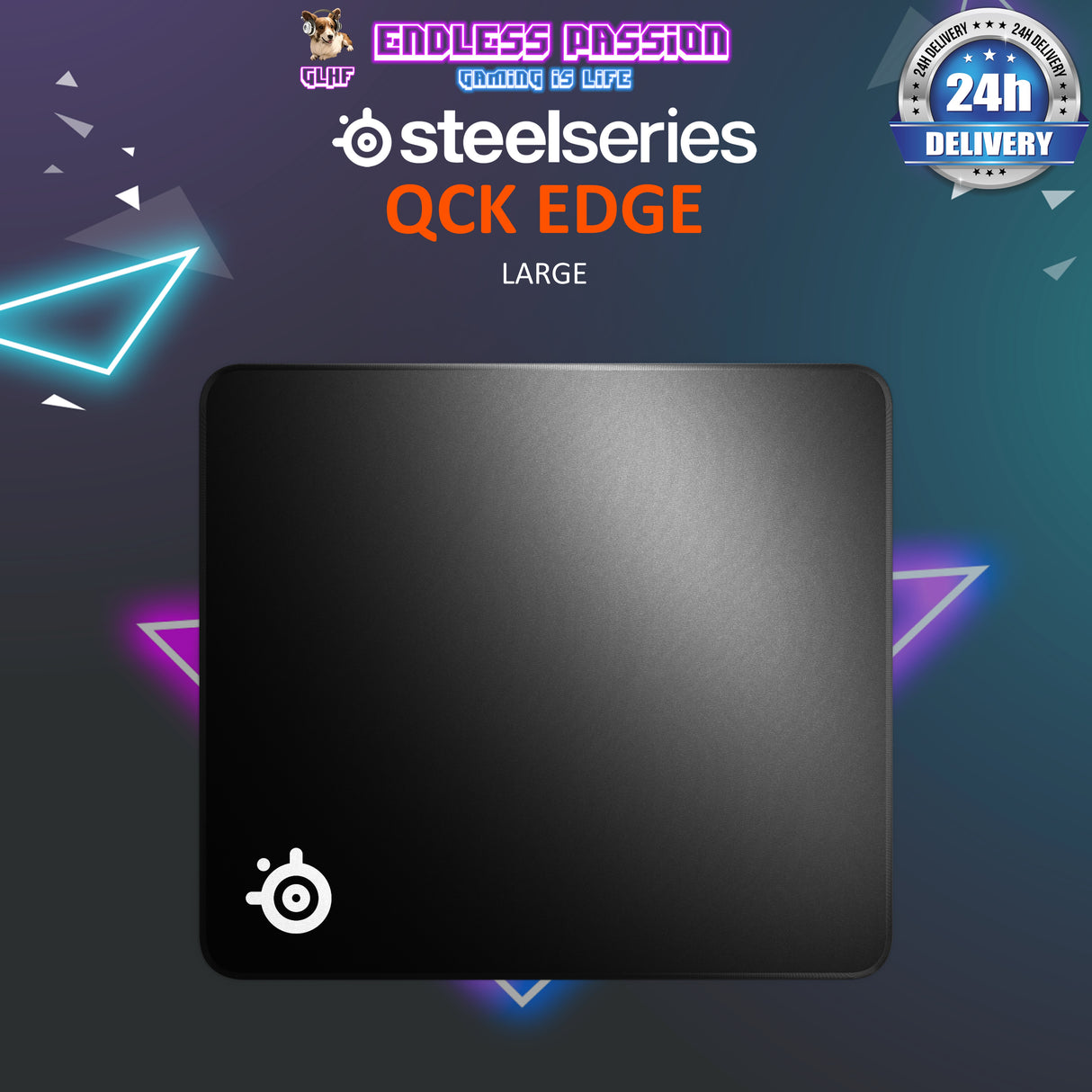 SteelSeries Qck Edge Gaming Mousepad