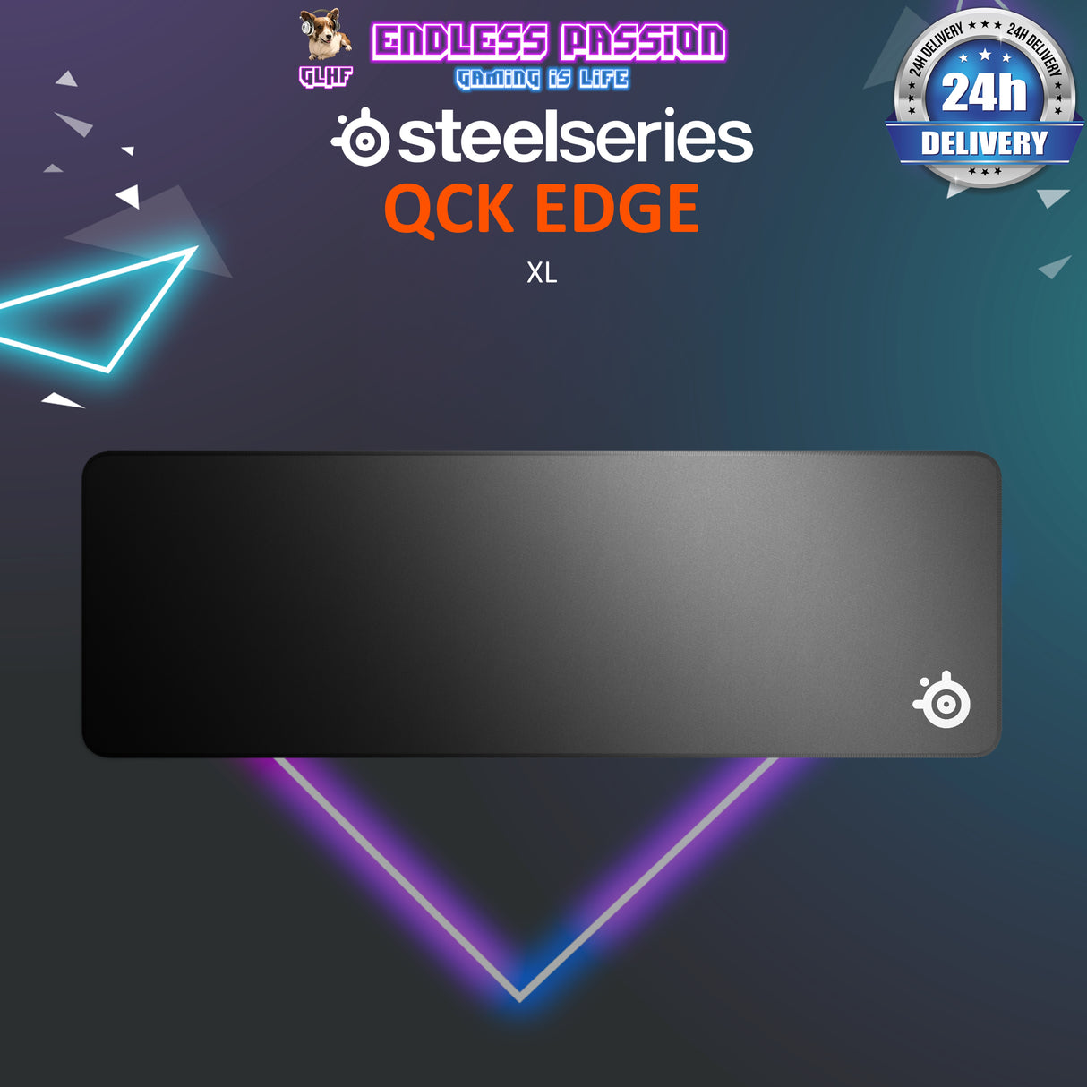 SteelSeries Qck Edge Gaming Mousepad