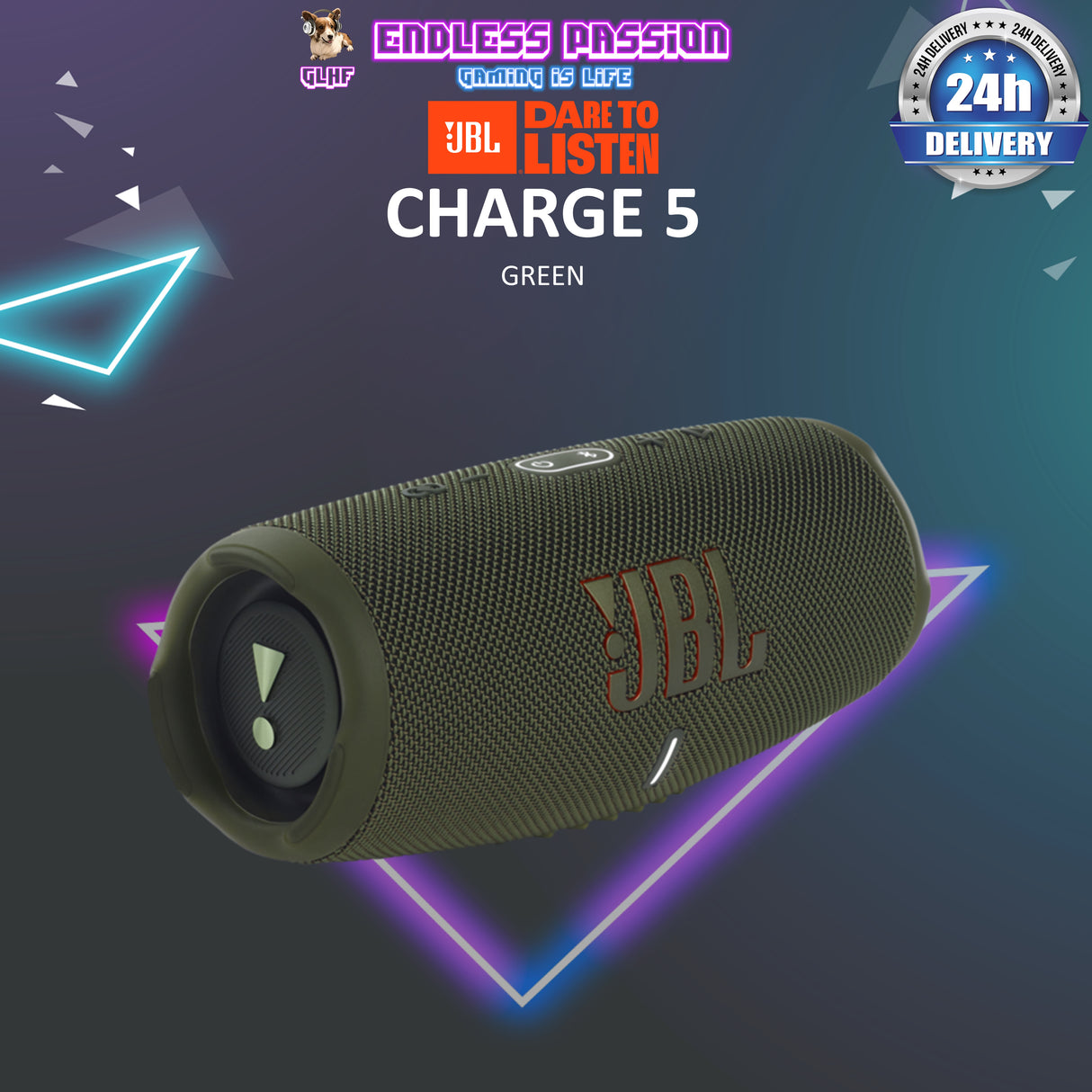 JBL Charge 5 Portable Bluetooth Speaker