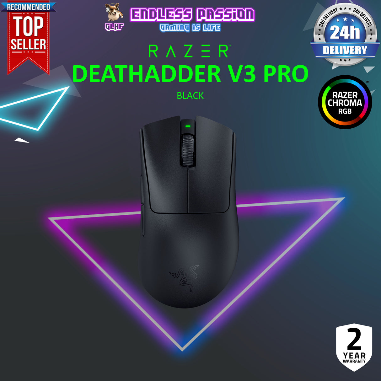 Razer DeathAdder V3 Pro Wireless Gaming Mouse