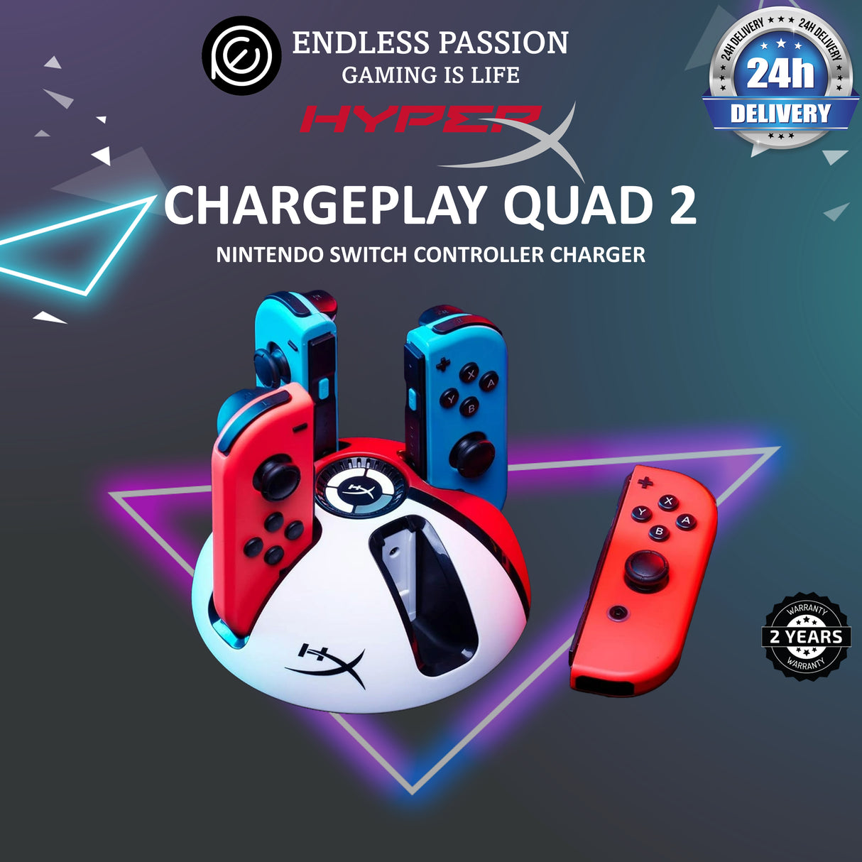 HyperX ChargePlay Quad 2