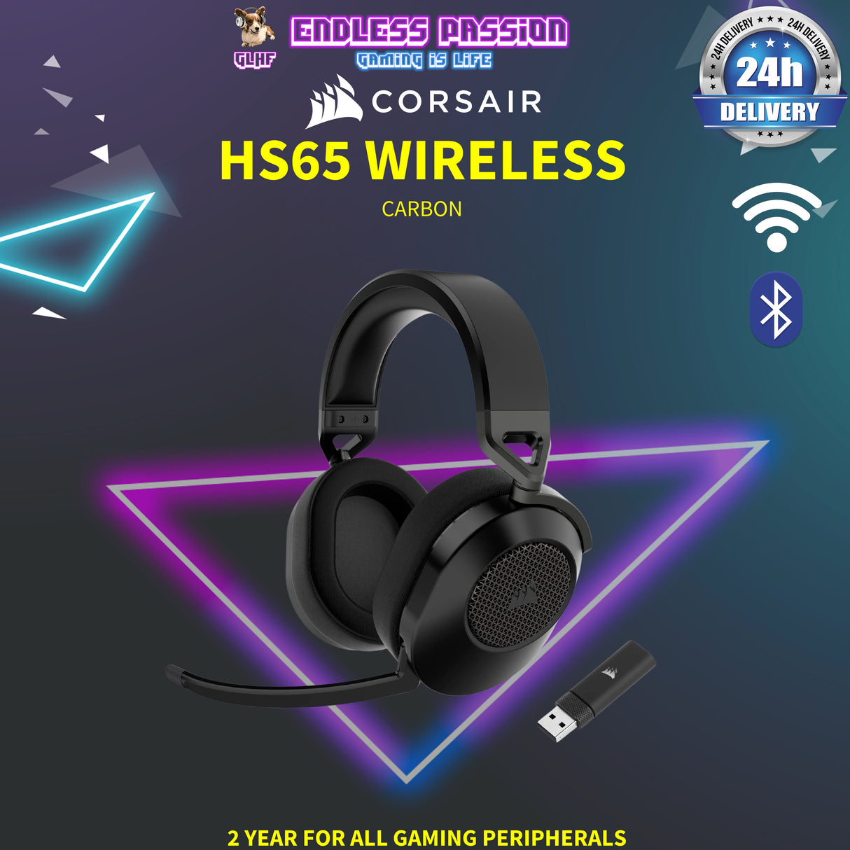 Corsair HS65 Wireless Gaming Headset