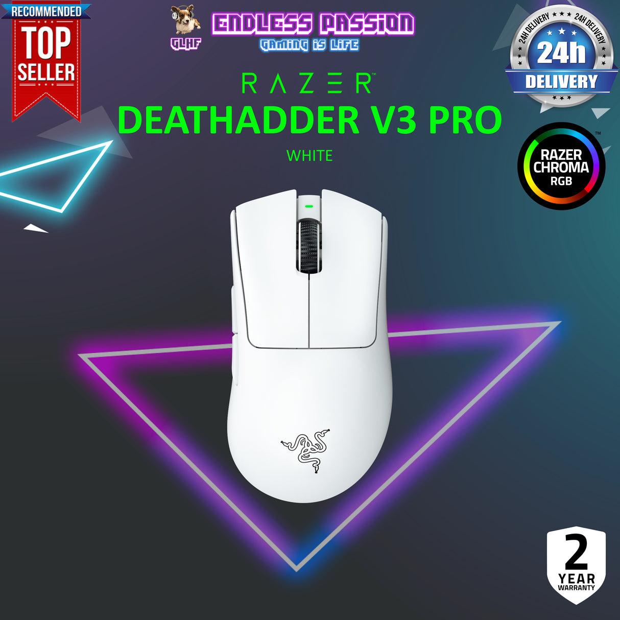 Razer DeathAdder V3 Pro Wireless Gaming Mouse