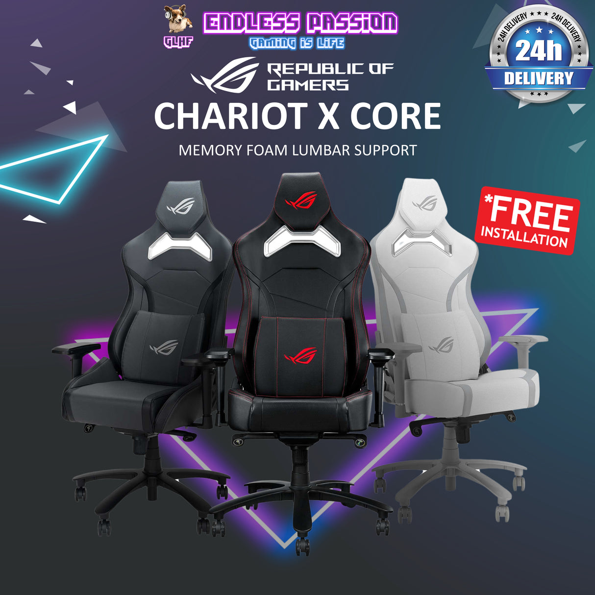 Asus ROG Chariot X Core Gaming Chair