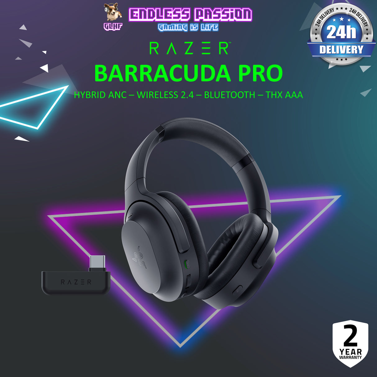 Razer Barracuda Pro Wireless Gaming Headset