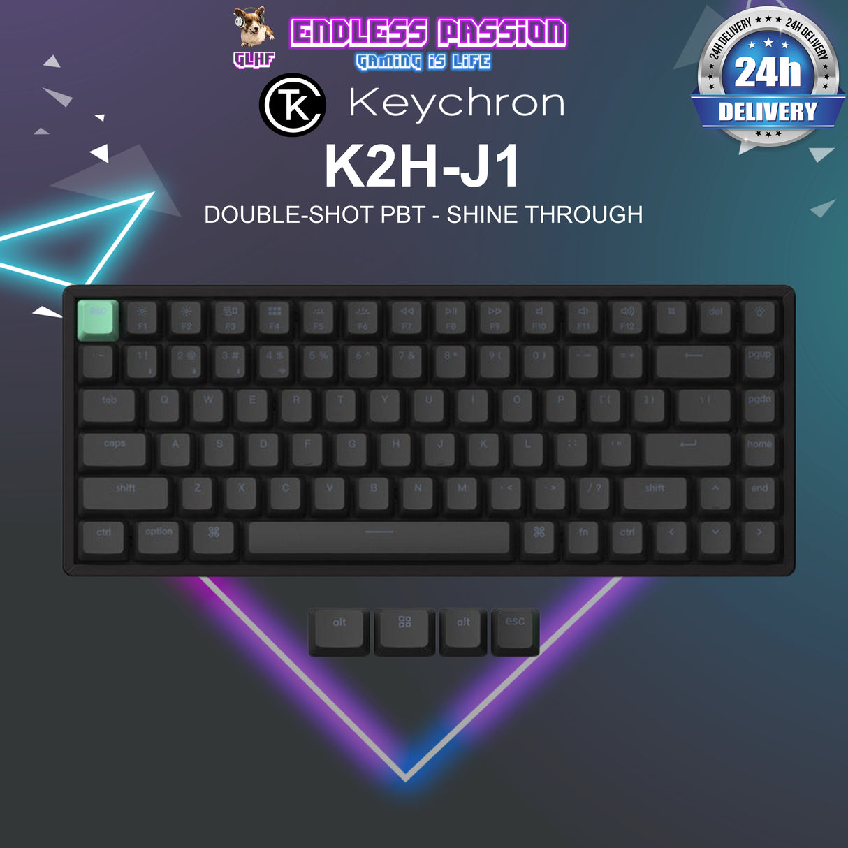 Keychron K2 HE Wireless Magnetic Switch Custom Keyboard