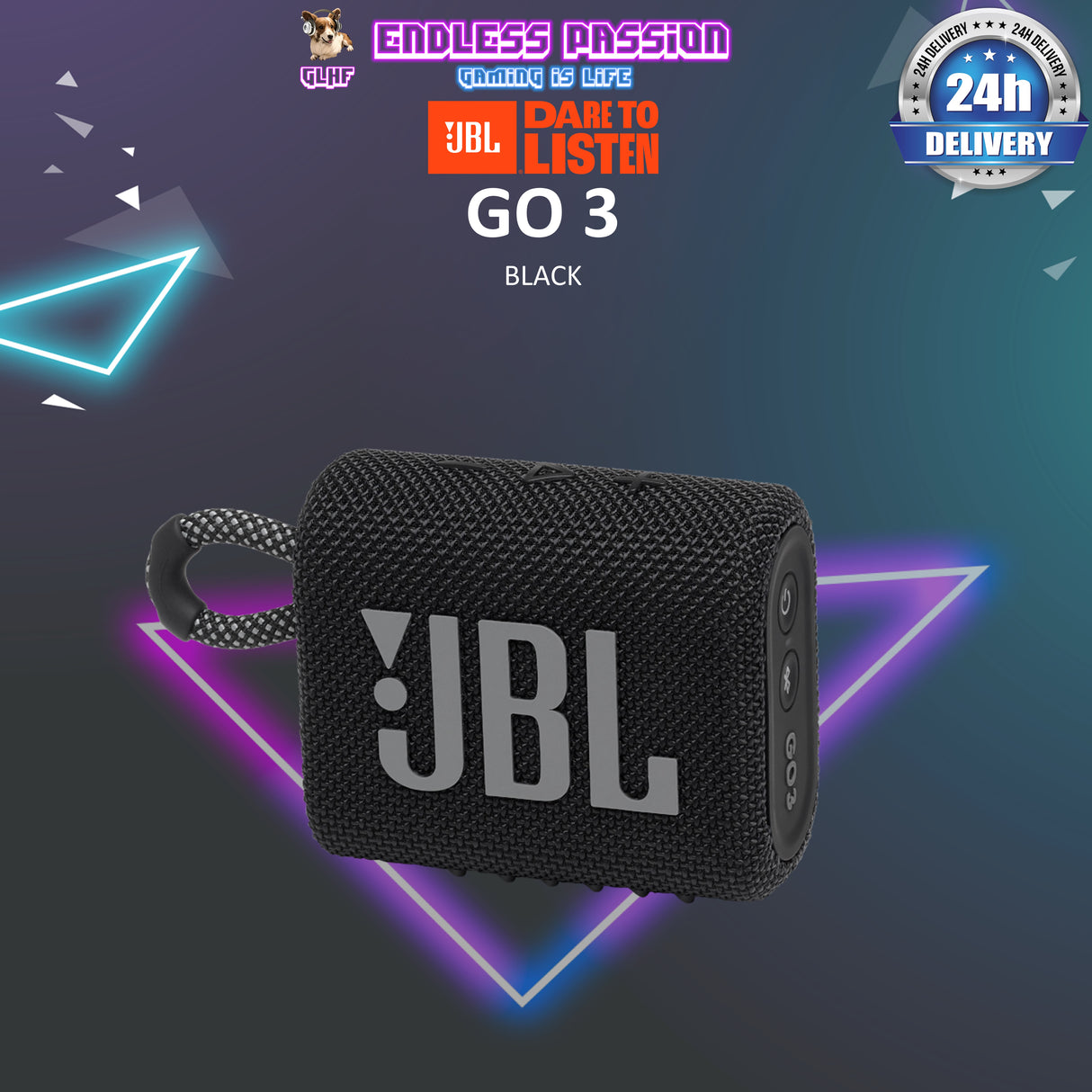 JBL Go 3 Mini Portable Bluetooth Speaker