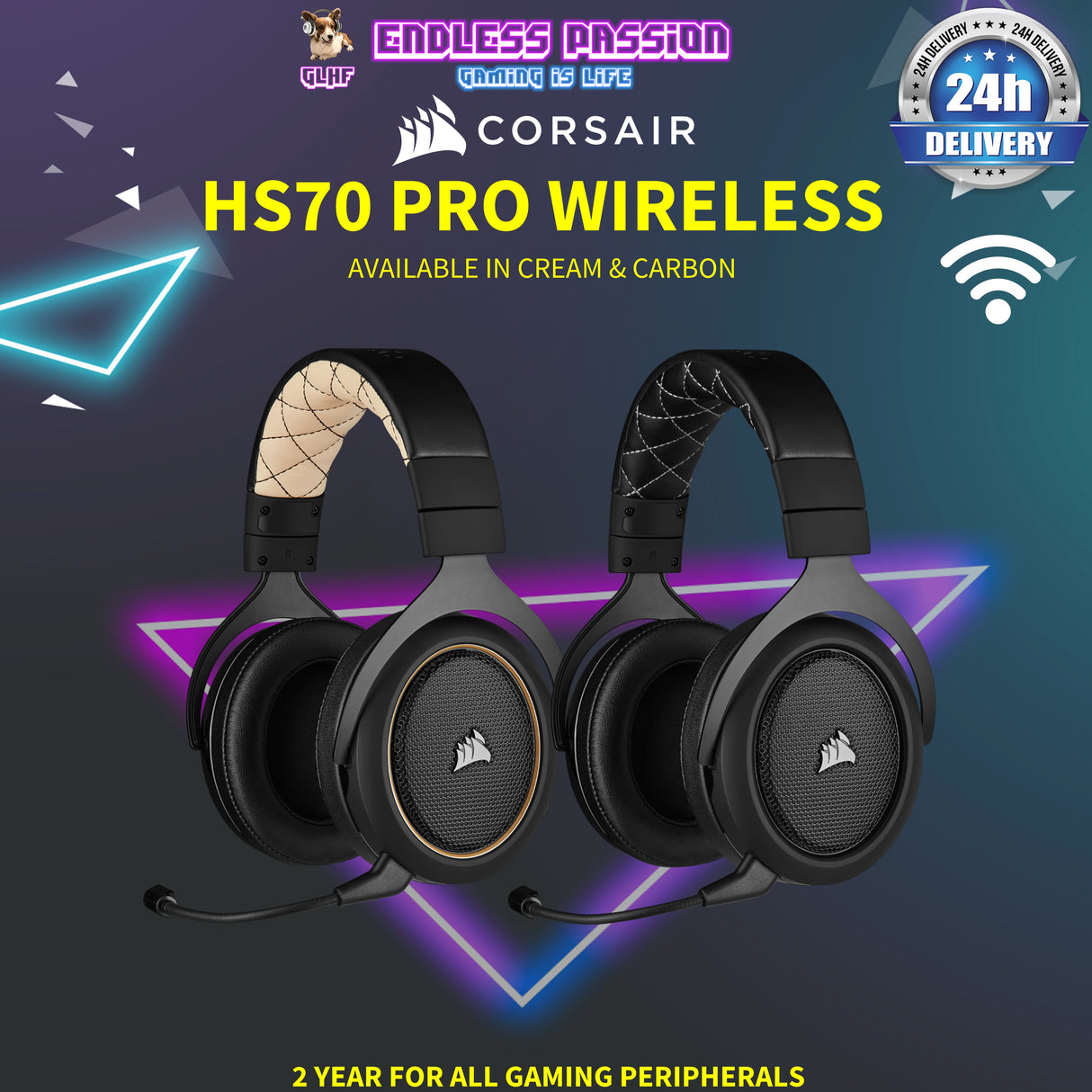 Corsair HS70 PRO Wireless SE Gaming Headset