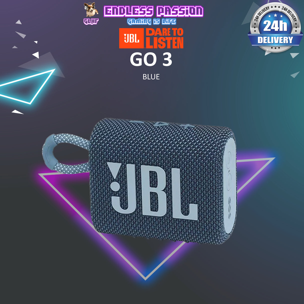 JBL Go 3 Mini Portable Bluetooth Speaker